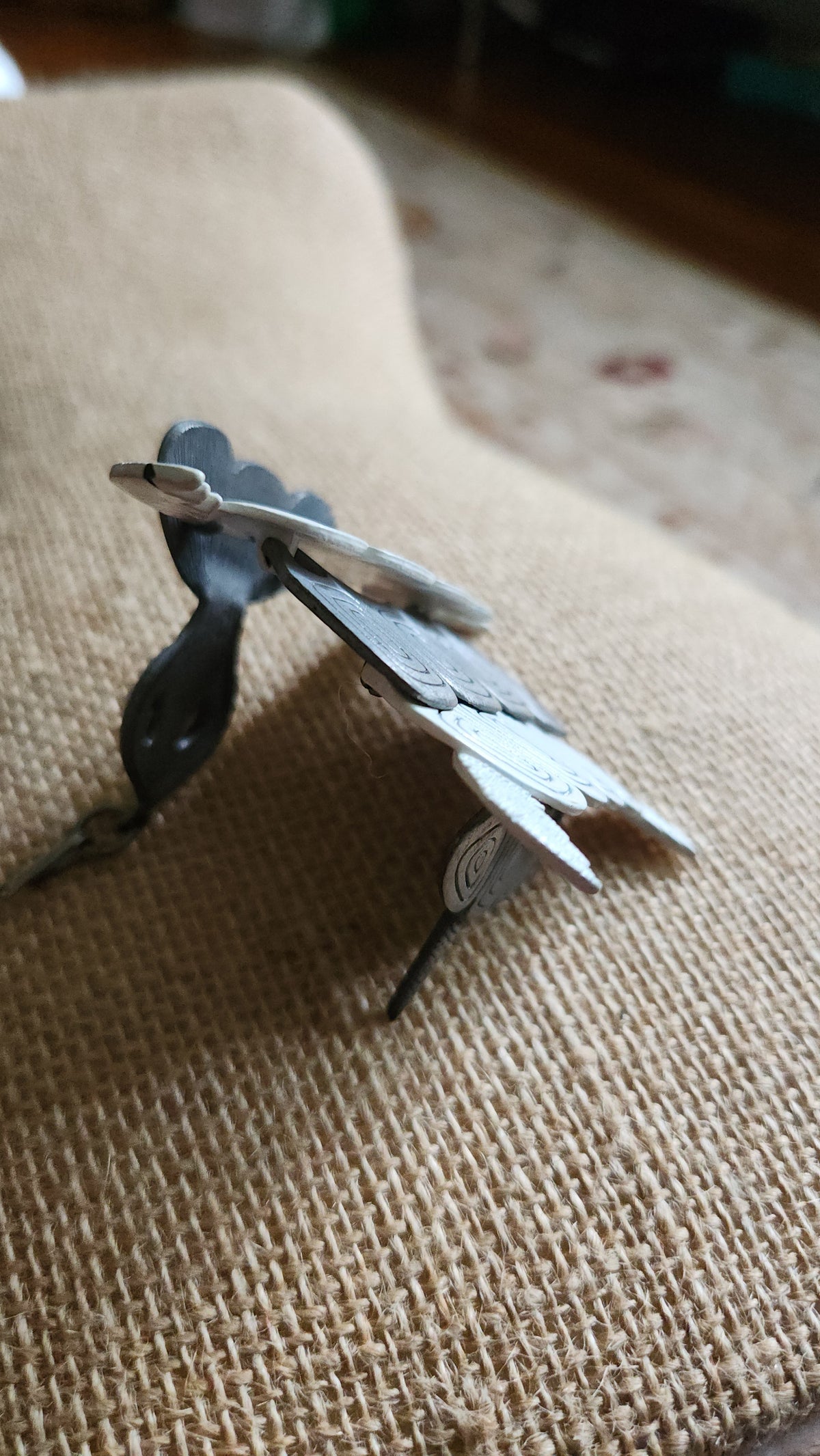 Gray turtle pendant