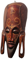 Long ear wooden mask