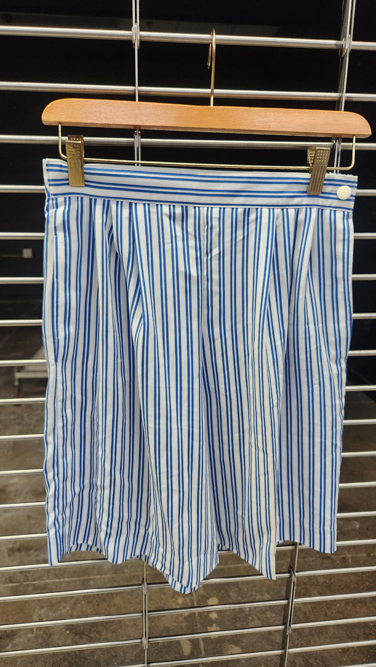 Blue and white vintage shorts