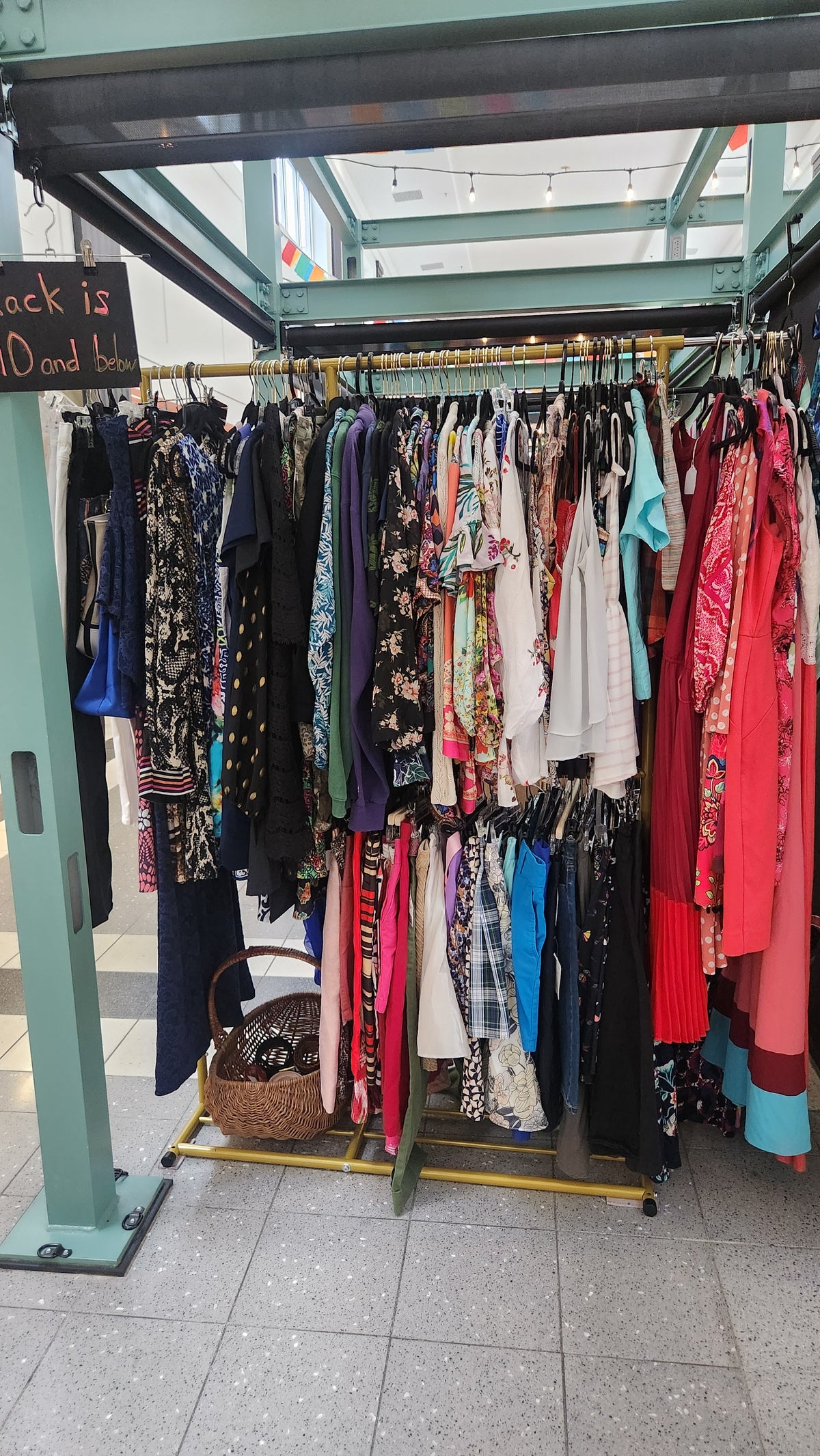 $10 rack at Selden Market