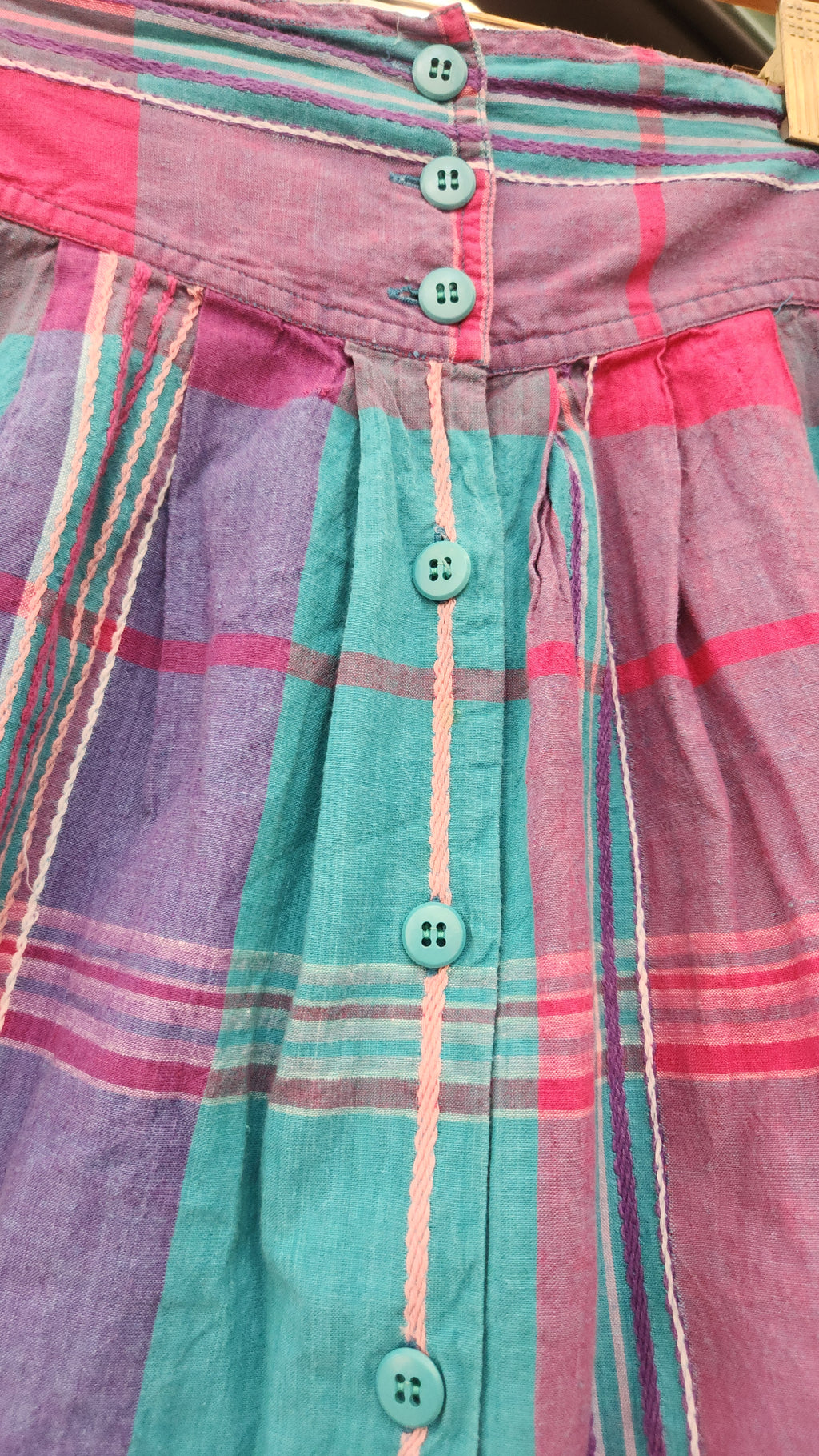 Vintage plaid skirt