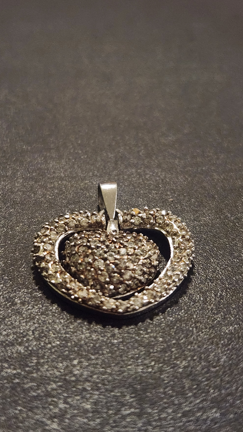 Sterling silver heart pendant