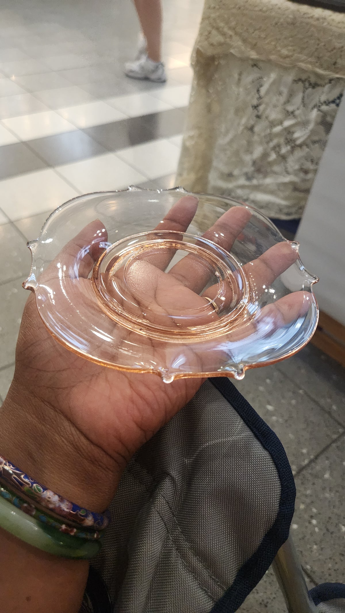 Pink little plates