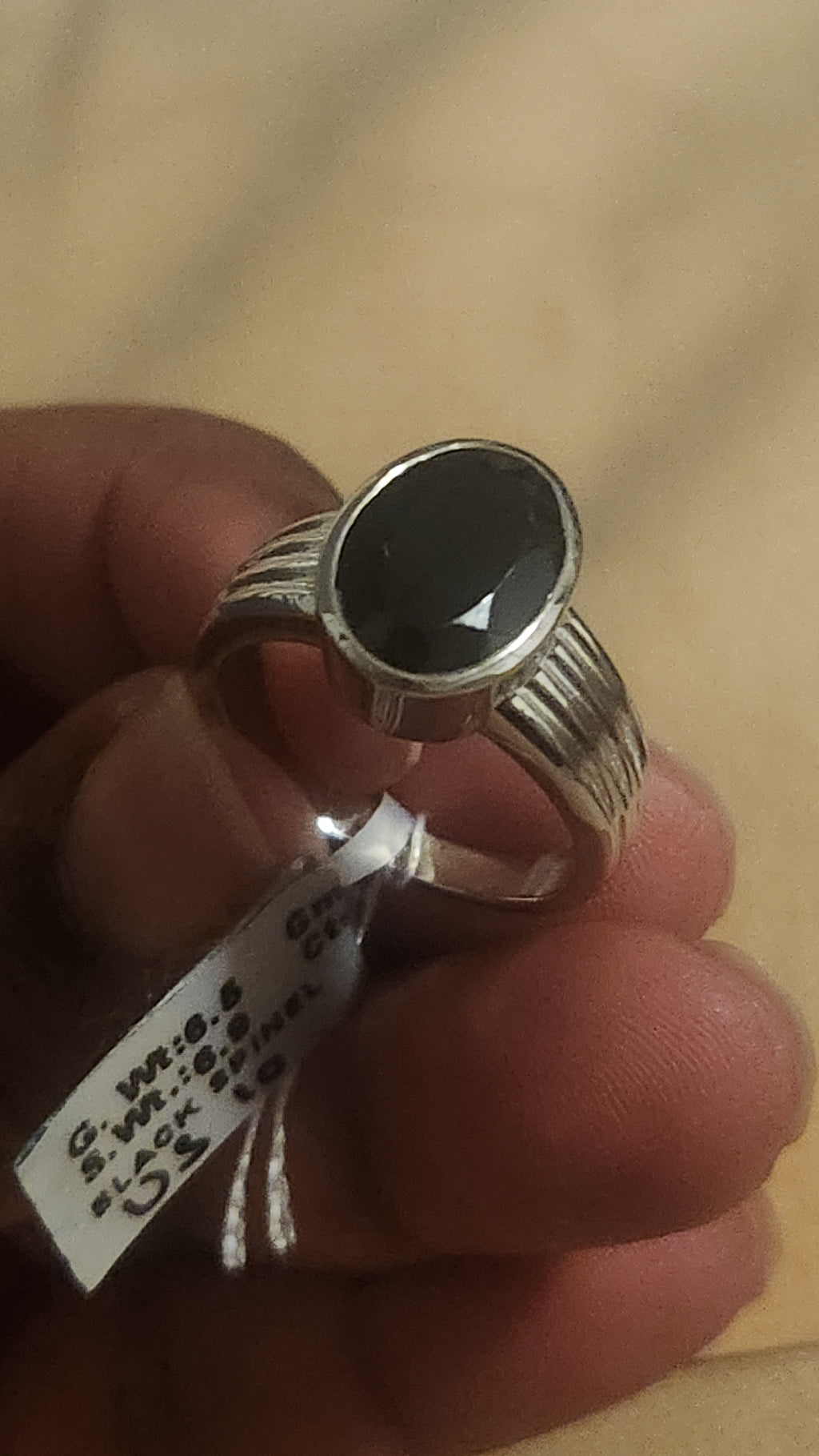 Ring black size 10
