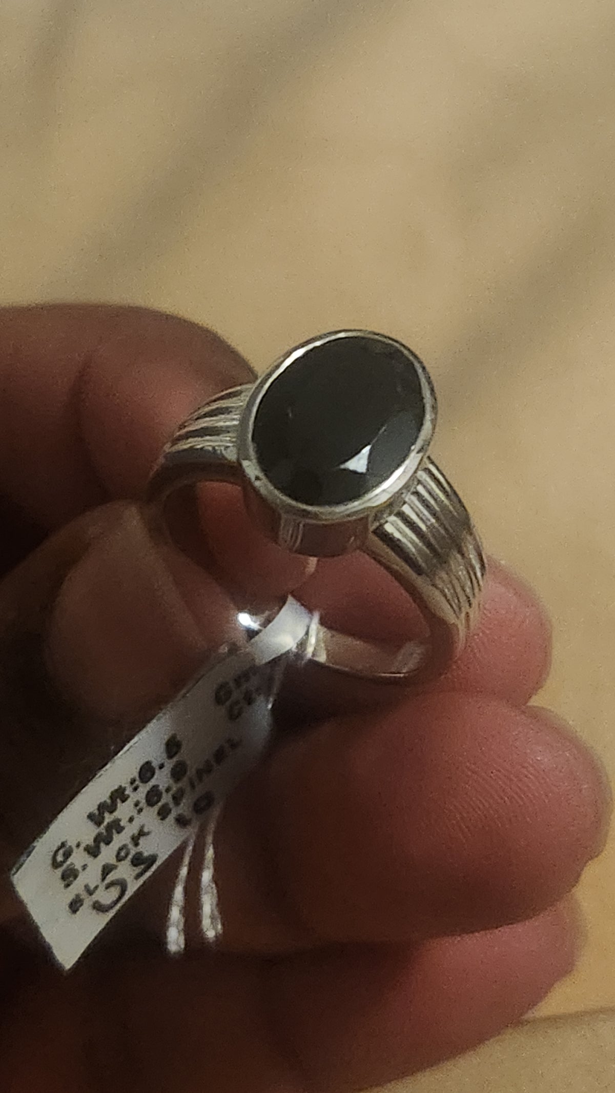 Ring black size 10