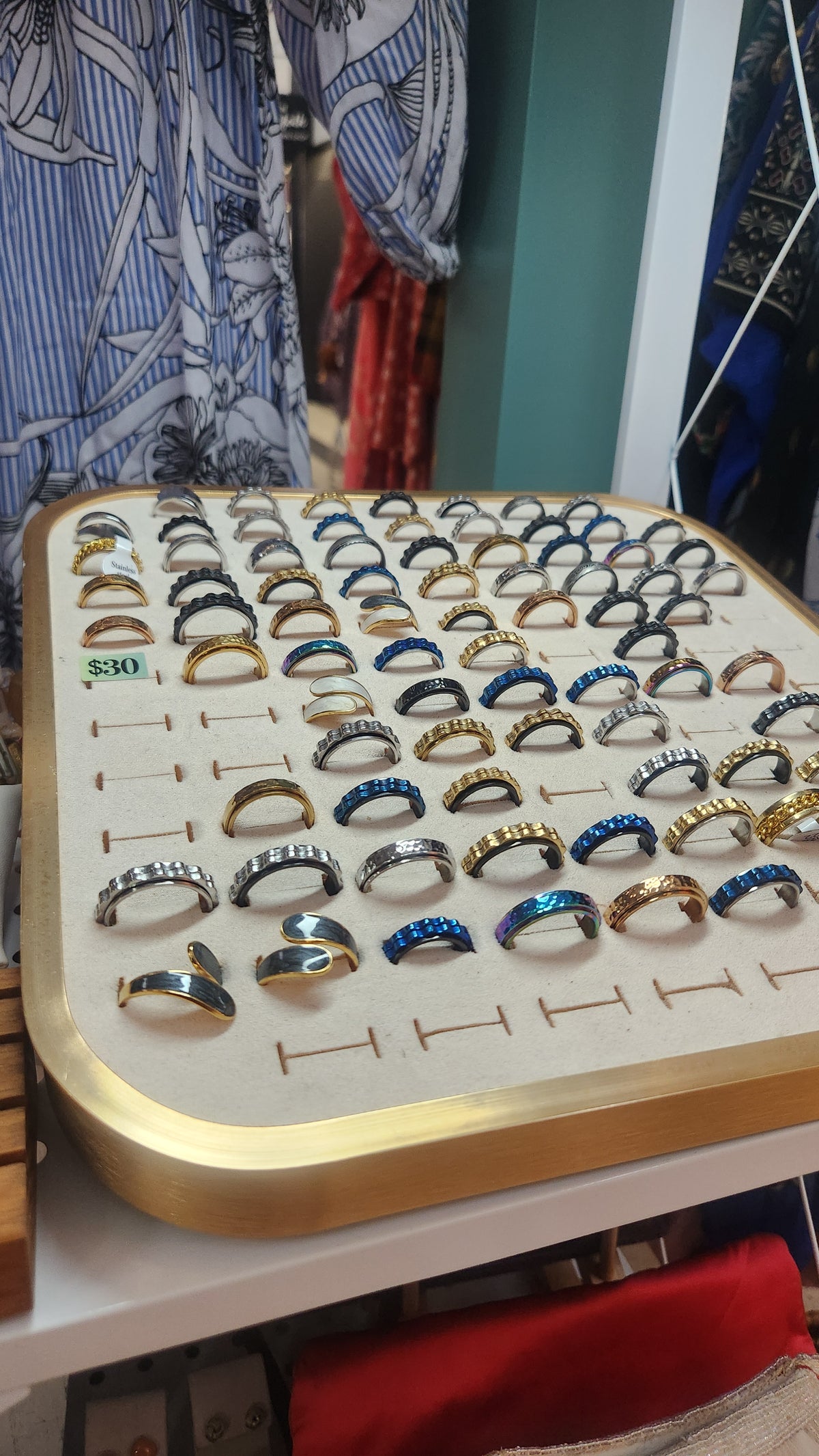 Spinner rings