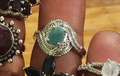 Green ring 925