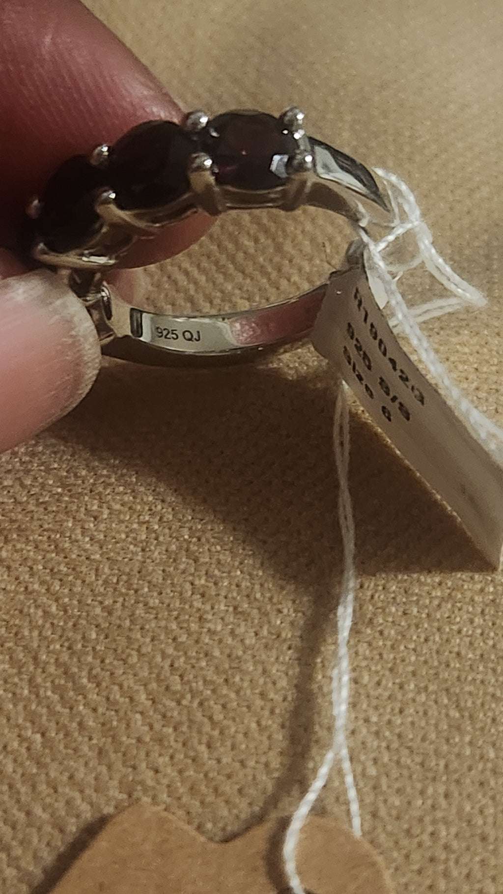 Ring black size 10