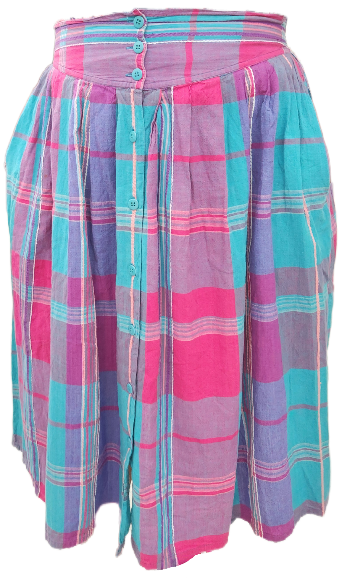 Vintage plaid skirt