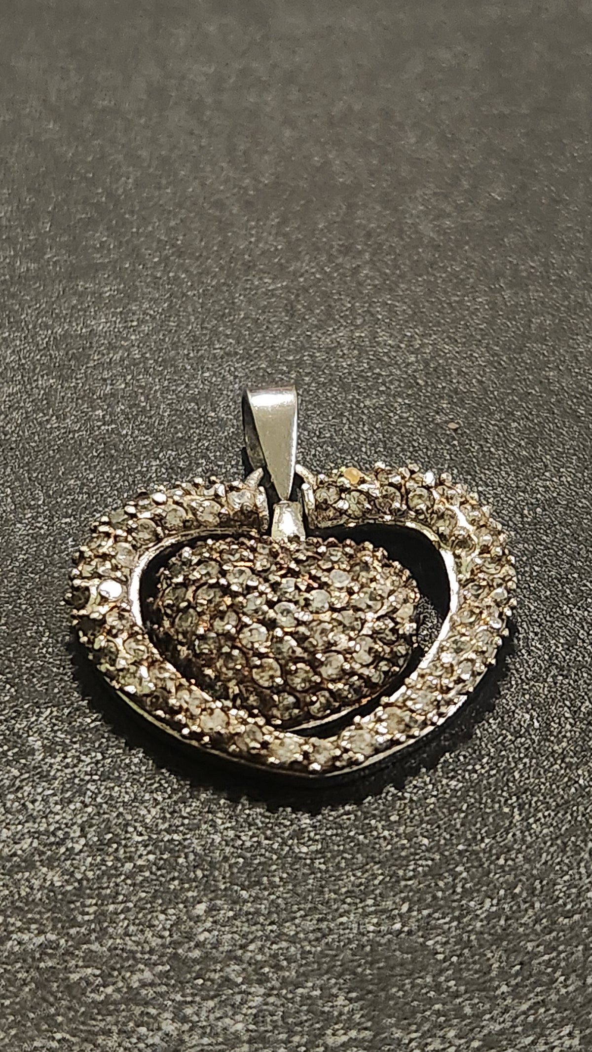 Sterling silver heart pendant
