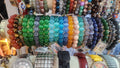 Cat's eyes beads, medium sized bracelet