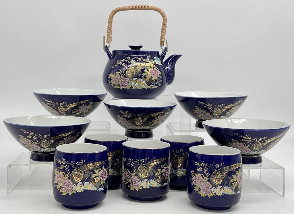 Blue Tea set